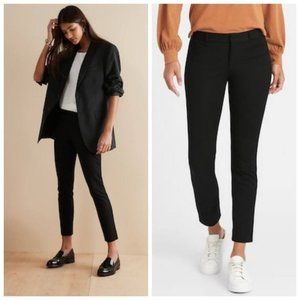 BANANA REPUBLIC Black Sloan Ankle Slim Trousers